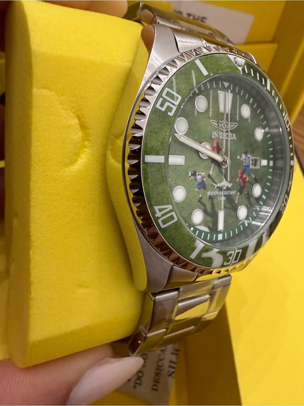 Invicta ProDiver “Hail Mary” Football Watch